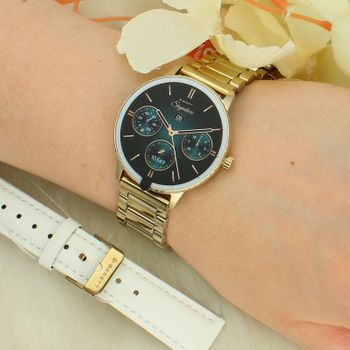 Garett Grace złoty stalowy – smartwatch damski AMOLED, rozmowy Bluetooth, elegancka bransoleta komplet.jpg